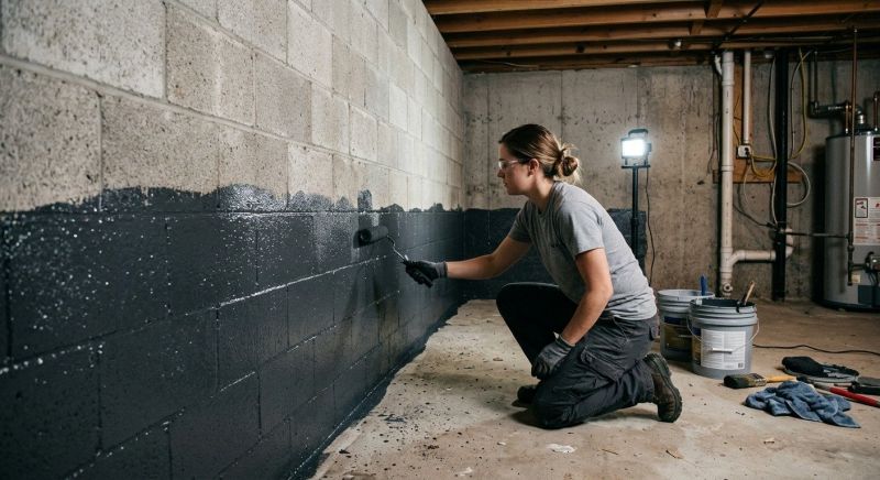 Basement Seepage Repair in Tuscaloosa, AL