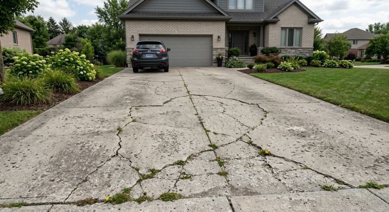 Concrete Driveway Repair in Des Moines, IA