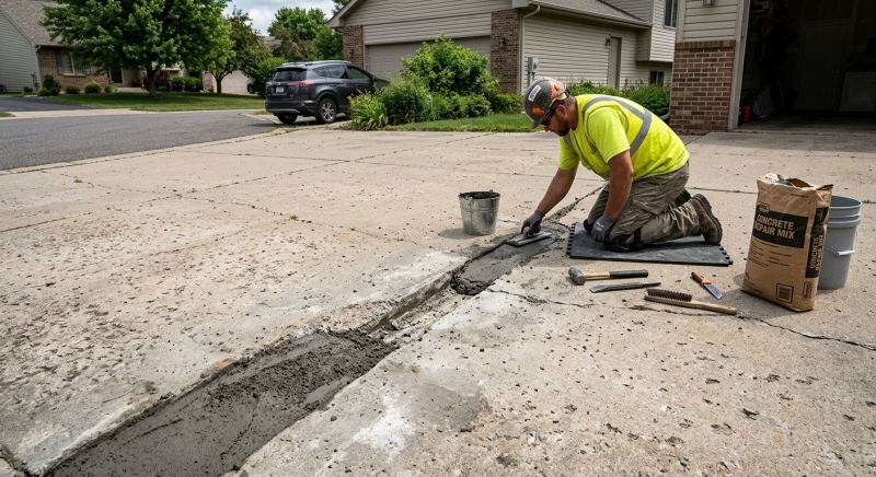 Parking Slab Repair in West Des Moines, IA